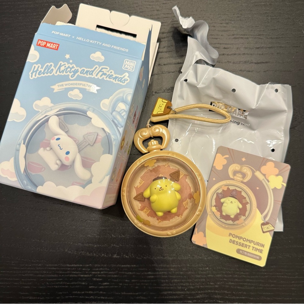 PomPomPurin Dessert Time Keychain